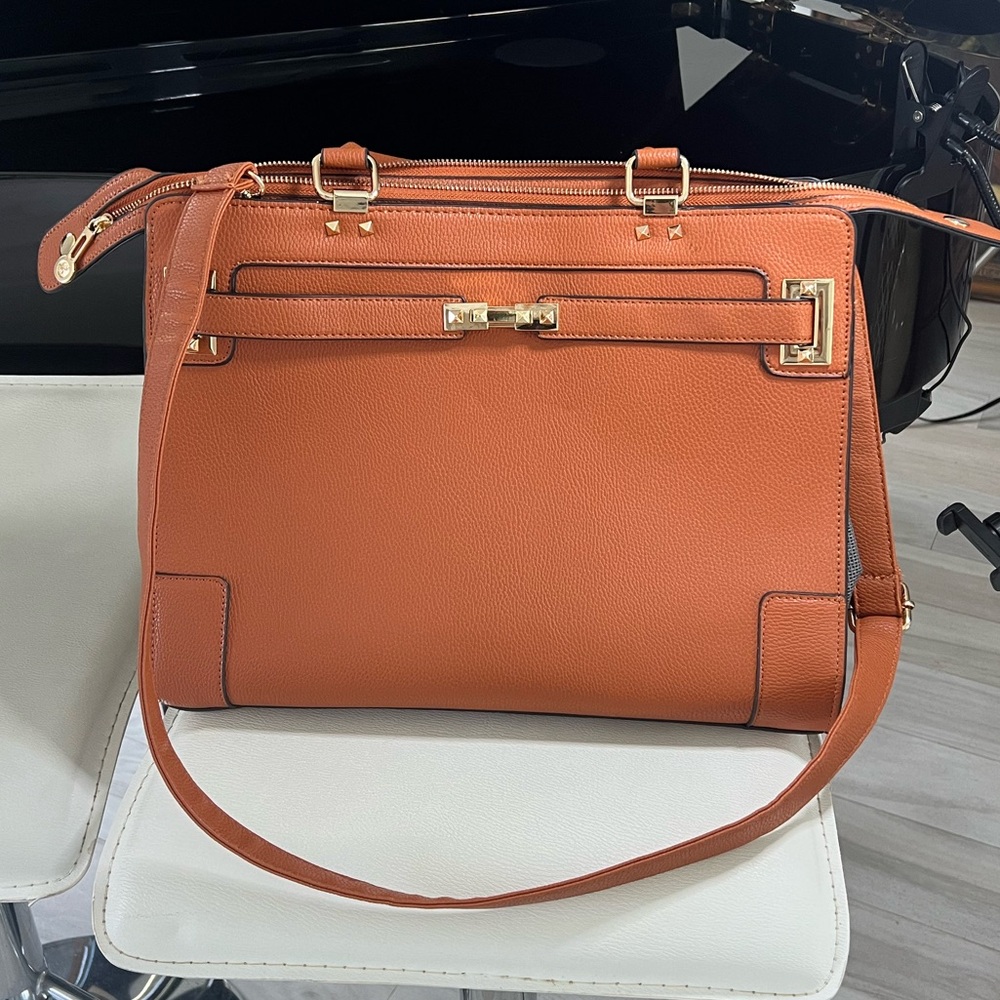 Fashion Pet Carrier Purse Soft-Sided Leather Handbag TSA Airline Approved